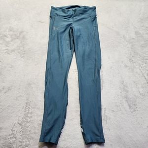 Under Armour Women's Blue Green Athletic Leggings Size Medium